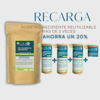 Refill Dry Shampoo For Dogs (1 lb) Ahorra un 20%