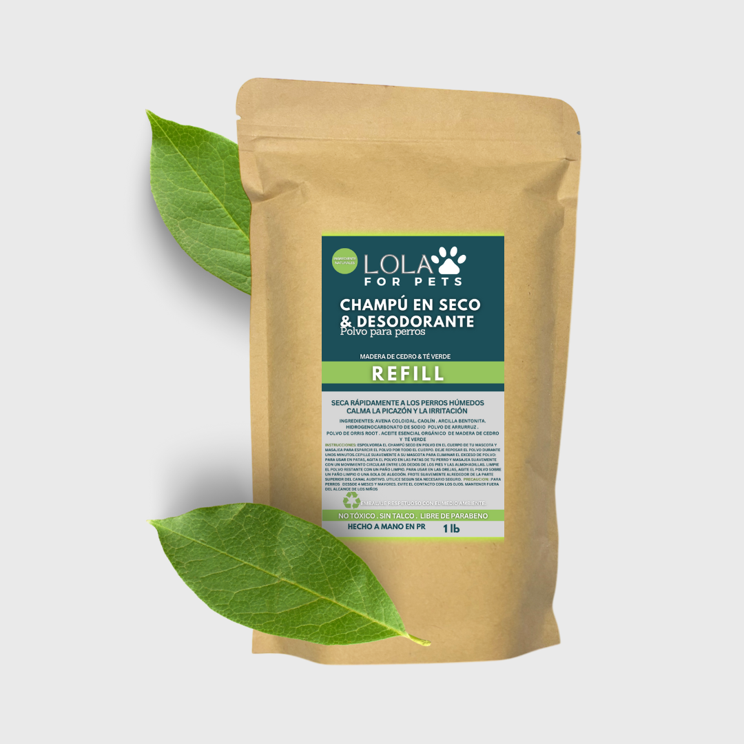 Refill Dry Shampoo For Dogs (1 lb) Ahorra un 20%